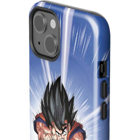 Dragon Ball Z Goku Kamehameha Blast iPhone 15 Plus Impact Case