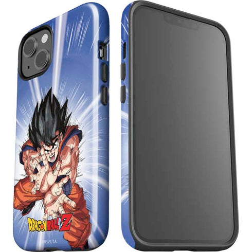 Dragon Ball Z Goku Kamehameha Blast iPhone 15 Plus Impact Case