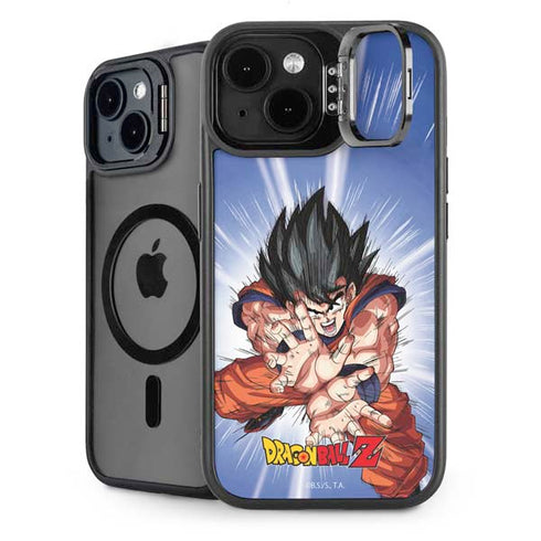 Dragon Ball Z Goku Kamehameha Blast iPhone 15 Plus Kickstand Case