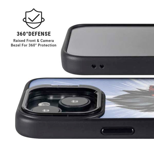 Dragon Ball Z Goku Kamehameha Blast iPhone 15 Plus Kickstand Case