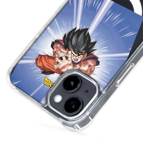 Dragon Ball Z Goku Kamehameha Blast iPhone 15 Plus MagSafe Case