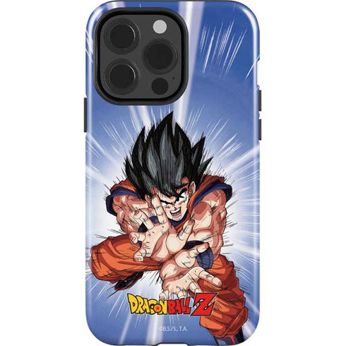 Dragon Ball Z Goku Kamehameha Blast iPhone 15 Pro Impact Case