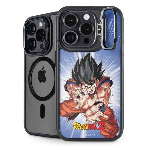 Dragon Ball Z Goku Kamehameha Blast iPhone 15 Pro Kickstand Case
