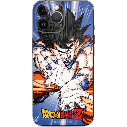 Dragon Ball Z Goku Kamehameha Blast iPhone 15 Pro Max Skin