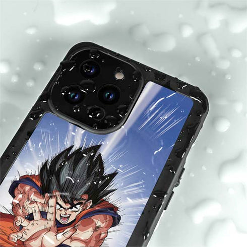 Dragon Ball Z Goku Kamehameha Blast iPhone 15 Pro Waterproof Case