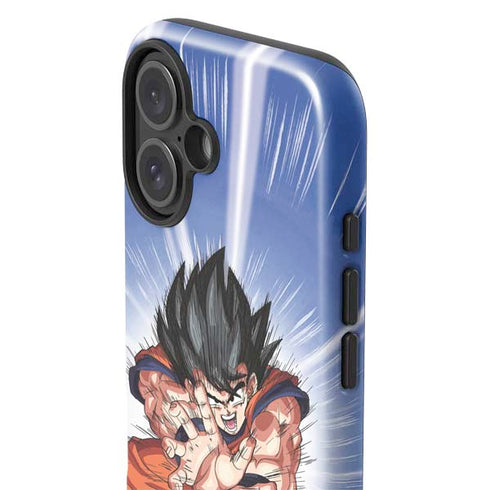 Dragon Ball Z Goku Kamehameha Blast iPhone 16 Impact Case