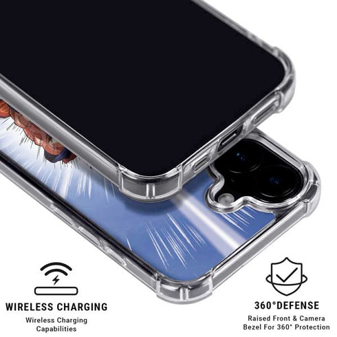 Dragon Ball Z Goku Kamehameha Blast iPhone 16 MagSafe Case
