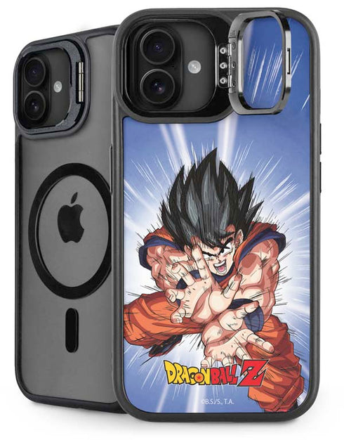 Dragon Ball Z Goku Kamehameha Blast iPhone 16 Plus Kickstand Case