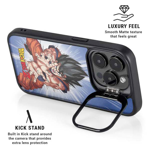 Dragon Ball Z Goku Kamehameha Blast iPhone 16 Pro Kickstand Case
