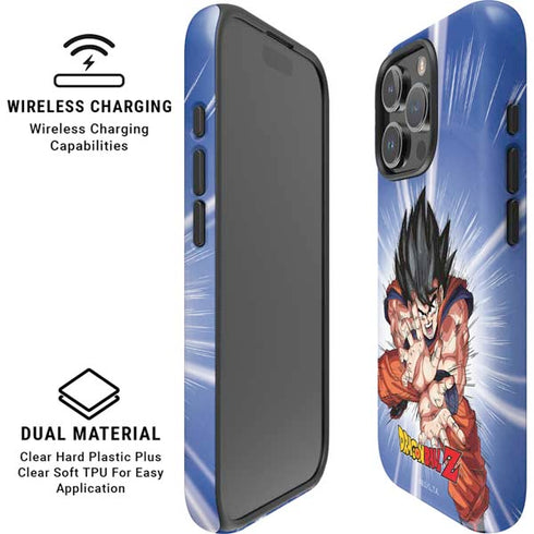 Dragon Ball Z Goku Kamehameha Blast iPhone 16 Pro Max Magsafe Impact Case