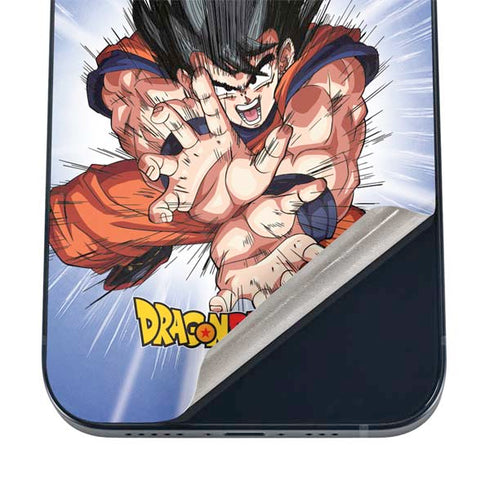 Dragon Ball Z Goku Kamehameha Blast iPhone 16 Skin