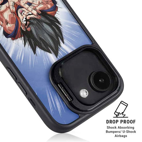 Dragon Ball Z Goku Kamehameha Blast iPhone 16e Kickstand Case