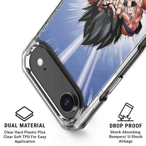 Dragon Ball Z Goku Kamehameha Blast iPhone 17 Air Clear Case