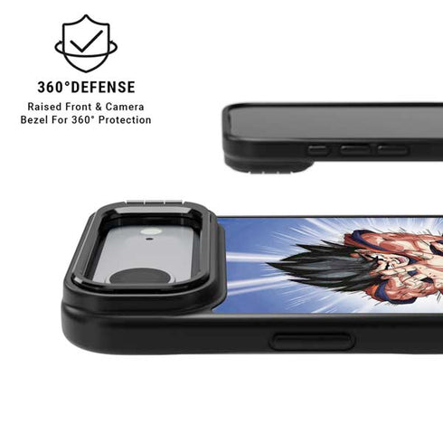 Dragon Ball Z Goku Kamehameha Blast iPhone 17 Air Kickstand Case