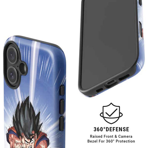 Dragon Ball Z Goku Kamehameha Blast iPhone 17 Magsafe Impact Case