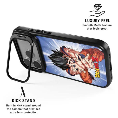 Dragon Ball Z Goku Kamehameha Blast iPhone 17 Pro Kickstand Case