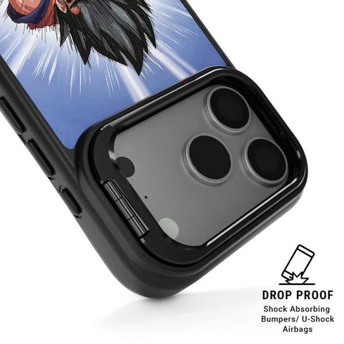 Dragon Ball Z Goku Kamehameha Blast iPhone 17 Pro Max Kickstand Case