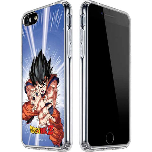Dragon Ball Z Goku Kamehameha Blast iPhone SE (2nd & 3rd Gen) Clear Case
