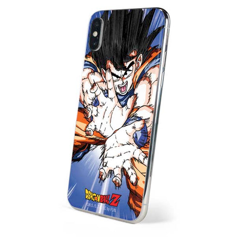 Dragon Ball Z Goku Kamehameha Blast iPhone X Skin