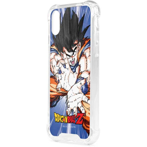 Dragon Ball Z Goku Kamehameha Blast iPhone XS Clear Case