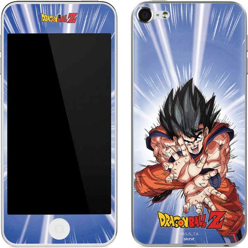Dragon Ball Z Goku Kamehameha Blast Apple iPod Skin