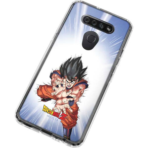 Dragon Ball Z Goku Kamehameha Blast LG K51/Q51 Clear Case