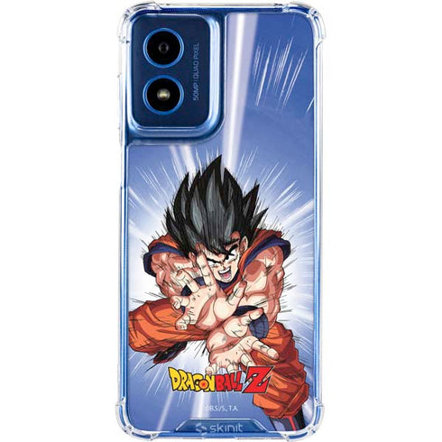 Dragon Ball Z Goku Kamehameha Blast Moto G 5G (2024) Clear Case
