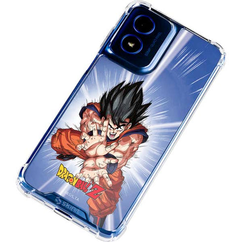 Dragon Ball Z Goku Kamehameha Blast Moto G Play 4G (2024) Clear Case
