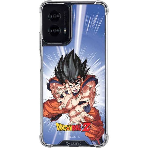 Dragon Ball Z Goku Kamehameha Blast Moto G Power 5G (2024) Clear Case