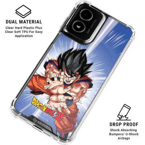Dragon Ball Z Goku Kamehameha Blast Moto G Power 5G (2024) Clear Case