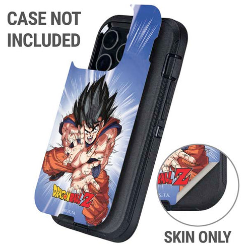Dragon Ball Z Goku Kamehameha Blast Otterbox Defender iPhone Skin