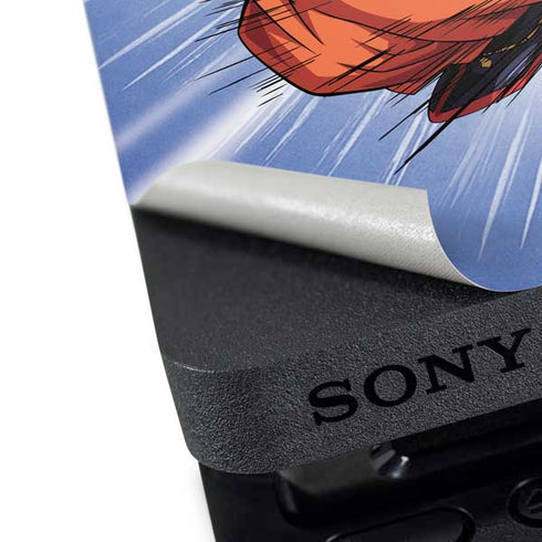 Dragon Ball Z Goku Kamehameha Blast PS4 Slim Skin