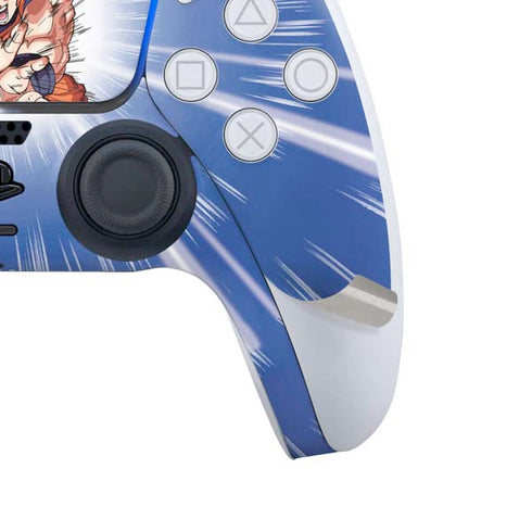 Dragon Ball Z Goku Kamehameha Blast PS5 Controller Skin