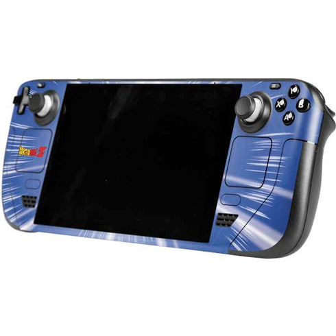 Dragon Ball Z Goku Kamehameha Blast Steam Deck Handheld Gaming Computer OLED Skin