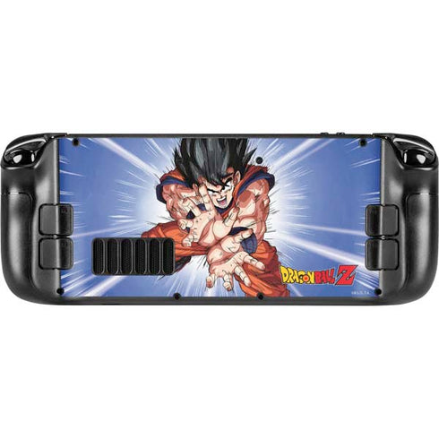 Dragon Ball Z Goku Kamehameha Blast Steam Deck Handheld Gaming Computer Skin