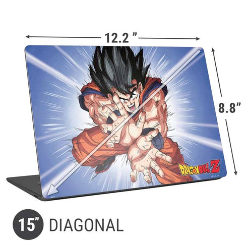 Dragon Ball Z Goku Kamehameha Blast Universal Laptop 15in (12.2 x 8.8in) Skin