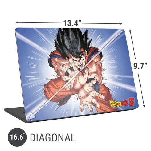 Dragon Ball Z Goku Kamehameha Blast Universal Laptop 16.6in (13.4 x 9.7in) Skin