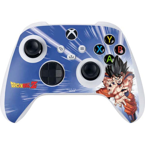 Dragon Ball Z Goku Kamehameha Blast Xbox Series S Controller Skin