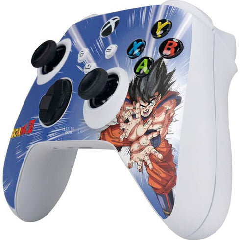 Dragon Ball Z Goku Kamehameha Blast Xbox Series S Controller Skin
