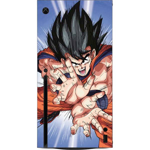 Dragon Ball Z Goku Kamehameha Blast Xbox Series X Console Skin