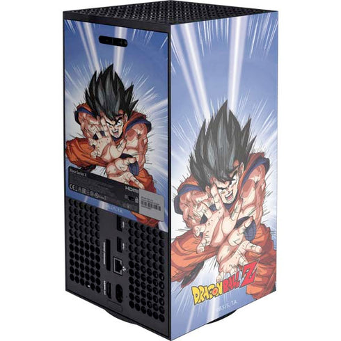 Dragon Ball Z Goku Kamehameha Blast XBox Series X Digital Edition Console Skin