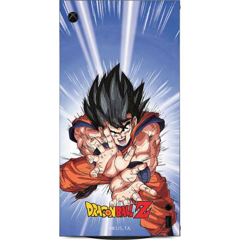 Dragon Ball Z Goku Kamehameha Blast XBox Series X Digital Edition Console Skin