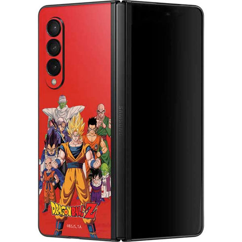 Dragon Ball Z Group Galaxy Z Fold3 5G Skin
