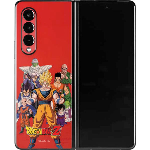 Dragon Ball Z Group Galaxy Z Fold3 5G Skin