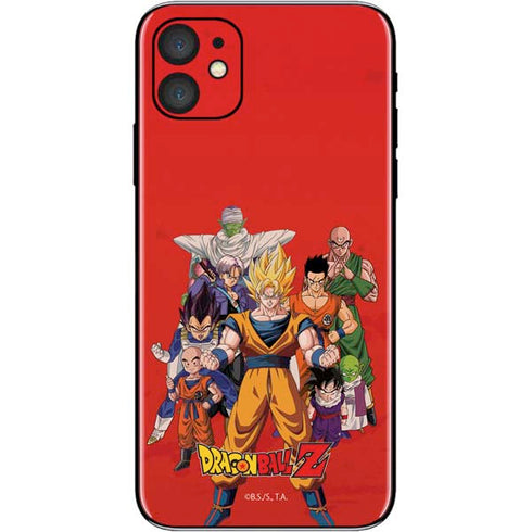Dragon Ball Z Group iPhone 11 Skin