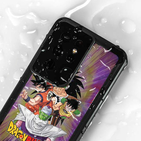Dragon Ball Z Saiyan Saga Galaxy S24 Ultra Waterproof Case