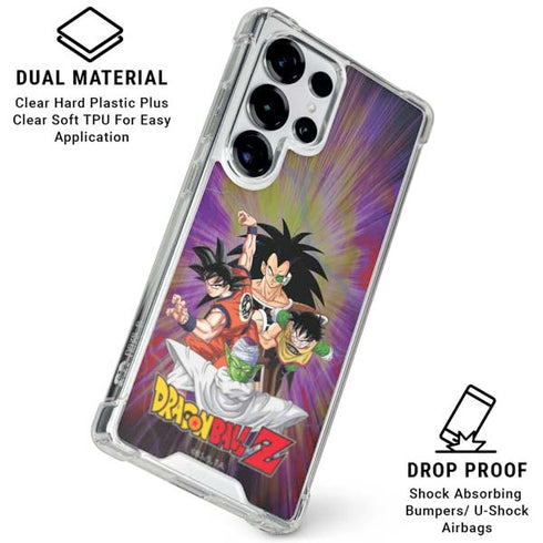 Dragon Ball Z Saiyan Saga Galaxy S25 Ultra Clear Case