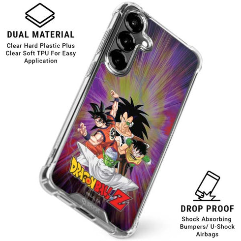 Dragon Ball Z Saiyan Saga Galaxy S26 Clear Case