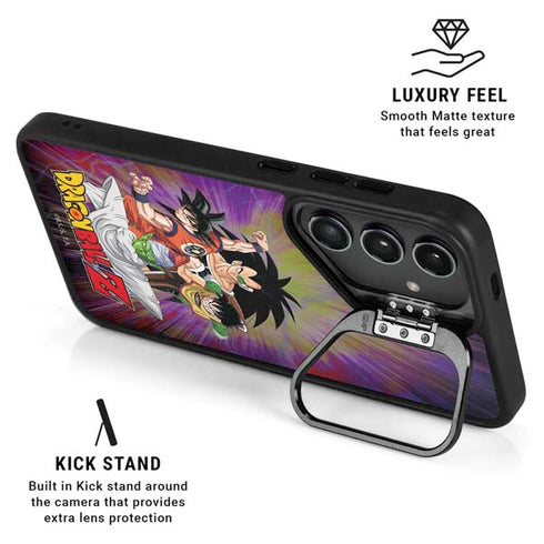 Dragon Ball Z Saiyan Saga Galaxy S26 Kickstand Case