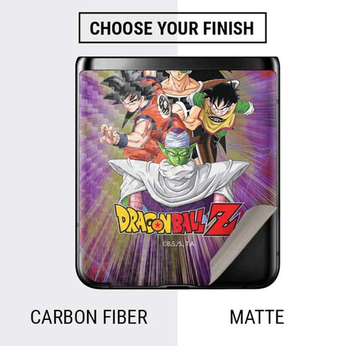 Dragon Ball Z Saiyan Saga Galaxy Z Flip Skin